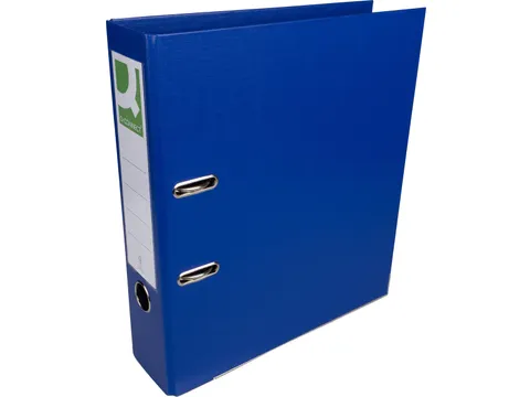 Classeur à levier A4 PP 80mm bleu foncé