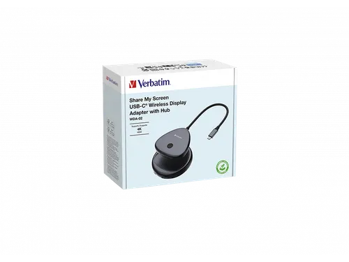 Share My Screen 4K USB-C Wireless Display Adapter with Hub WDA-02