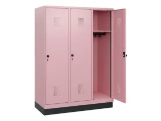 schoollocker,HxBxD 1630x1200x500mm,3vak,vak B 400mm,draaigrendel - 1