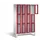 lockerkast 1850x1190x500mm 4x3 vakken Cilinderslot Poten, RAL3003