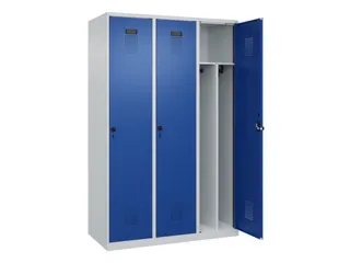 locker voor scheiding van kleding,HxBxD 1850x1200x500mm,3vak - 1