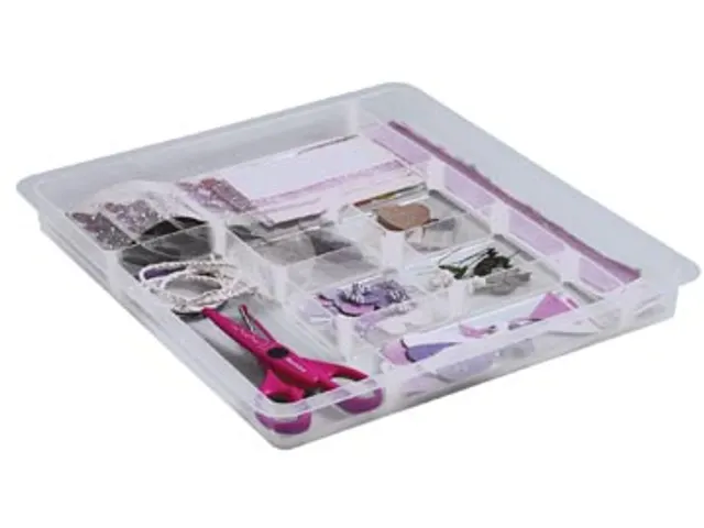 Séparateur 8 compartiments pour boîtes 7 litres Transparent