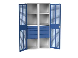 universele kast,HxBxD 2000x1050x550mm,4xStalen bodem,8lade(n) - 1