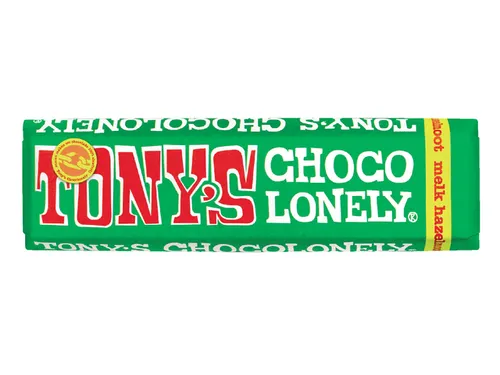 Chocolade Tony's Chocolonely reep 47gr hazelnoot