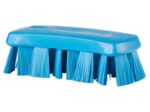 Vikan 3891-3 UST Kleine Werkborstel Harde vezel 176mm Blauw