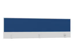 opzetpaneel,v. bureau,aanbouw achter,B 2000mm,Bl-wit,BN6016-blauw
