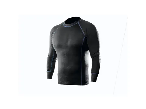 Maillot de corps à manches longues Intersafe, noir, taille L, la piè
