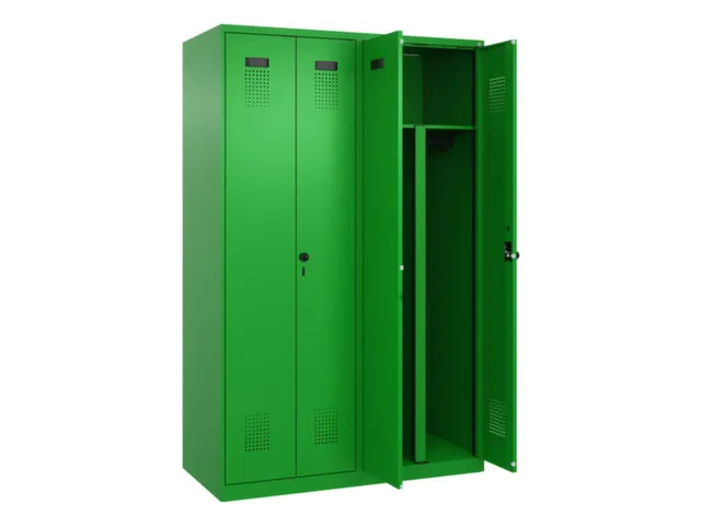 PBM-locker,HxBxD 1850x1200x500mm,4vak,vak B 300mm,draaigrendel