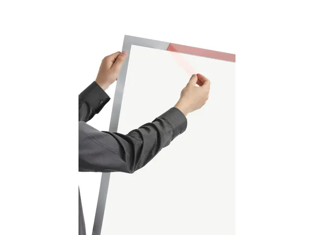 Informatiekader Duraframe Poster 70x100cm Tweezijdig Zilver