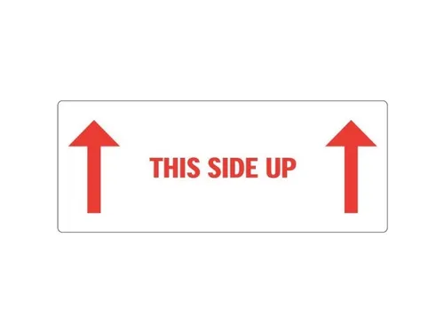 Waarschuwingsetiketten 150x60mm Bedrukt This side up