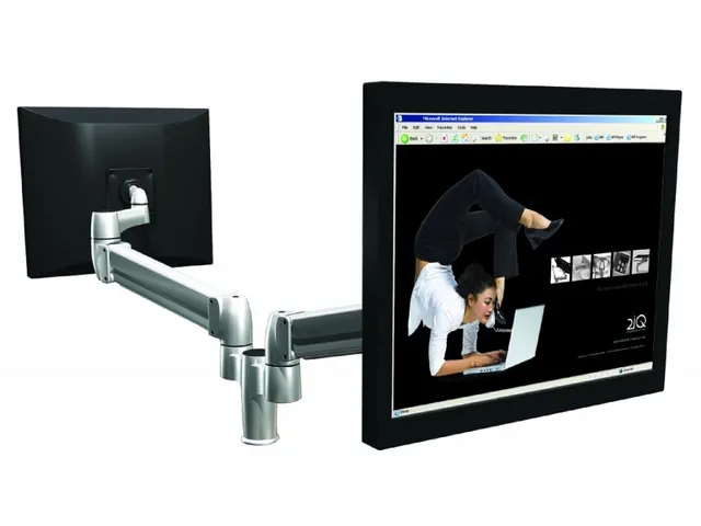 Bras 1 écran Plat Space-arm Flexibel Clamp 3-8kg Blanc