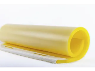 putafdekking,olie-/chemicaliënbestendig,HxLxB 8x900x900mm,PU,geel - 2