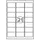 Etiket Quantore 63.5x38.1mm wit 2100st