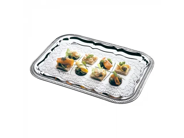 Emga Serveerplateau Dekor 53x32,5cm (1/1 GN) verchroomd