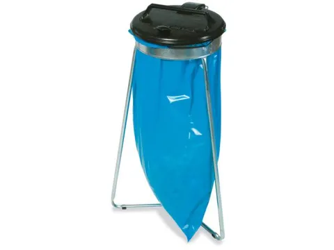 Lichte Afvalverzamelaar 1x70/120 liter 950x530x530mm Deksel Driepoot