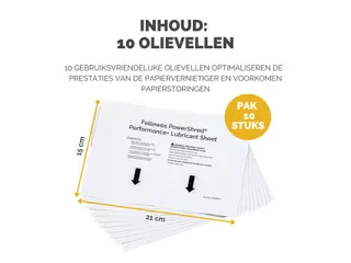 Olievellen voor papiervernietiger Fellowes Powershred Performance+ 10 - 3