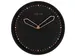 Wandklok NeXtime dia. 35 cm, polyresin, zwart