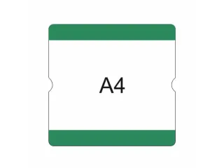 beschrijfbare hoes,markering HxB 302x290mm,PVC,groen - 2
