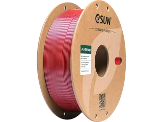 eSUN 3D printer Filament ePLA-Silk Magic 1,75mm Zwart/Rood 1kg - 1