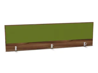 opzetpaneel bureau aanbouw achter NP-tiepolo nut BN7048-groen 2000mm - 1