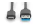 USB Type-C-aansluitkabel Type-C - A St/St 1,0m 3A 5 GB 3,0 Zwart