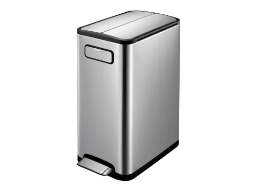 Stijlvolle Pedaalemmer Ecofly Step Bin 45 Liter Mat Rvs