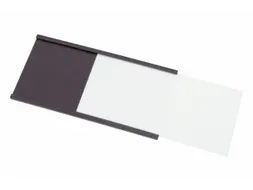 etikethouder,goederen op rol,H 30mm,L 50m,m. magneet,zwart