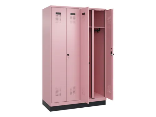 locker voor scheiding van kleding,HxBxD 1950x1200x500mm,4vak