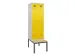 locker met bank,voor scheiding van kleding,HxBxD 2120x600x815mm,2vak