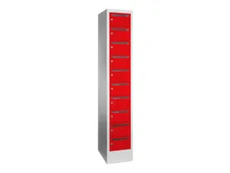 Postsorteerkast 1850x330x500mm 10 Vakken Ral7035 Front Ral3000