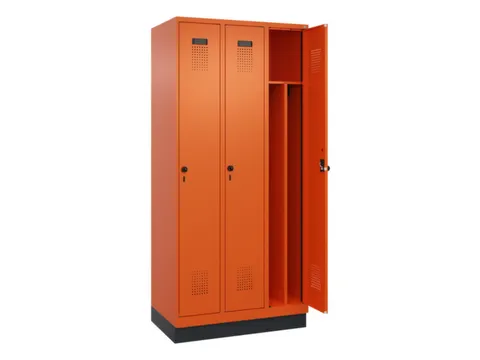 locker voor scheiding van kleding,HxBxD 1950x900x500mm,3vak