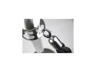 Afzetpaal Securit 100cm met voet chroom - 4
