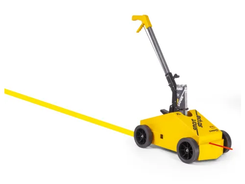 vloermarkeerapparaat,lijn B 30-100mm,m. markeerstok,staal,geel