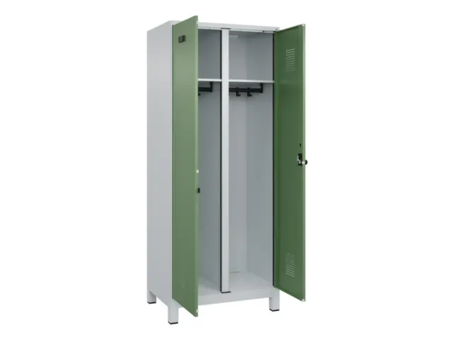 locker voor scheiding van kleding,HxBxD 1950x800x500mm,2vak