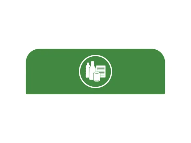 Configure Recyclingstation Paneel Mixed Recycling EN 87 liter groen