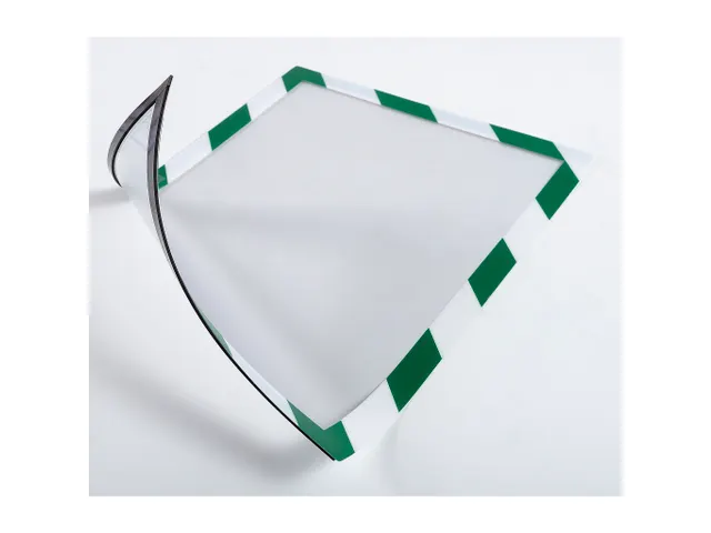 Magnetische Security lijst A4 groen/wit