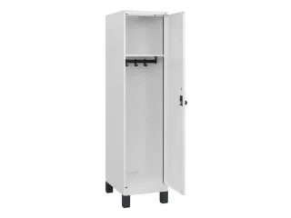 schoollocker,HxBxD 1630x400x500mm,1vak,vak B 400mm,draaigrendel,voeten - 1
