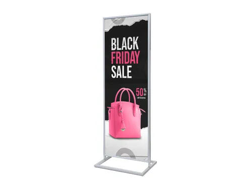 Poster Display Decor Click Dubbelzijdig 2xA1 Zilver