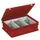 Euronormkoffer Indeling Bestek Pe Scharnierdeksel 130x400x300mm Rood