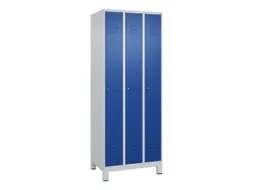 locker,HxBxD 1950x750x500mm,3vak,vak B 250mm,cil.-slot,voeten