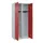 locker voor scheiding van kleding,HxBxD 1850x800x500mm,2vak