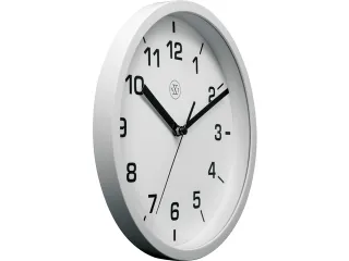 wandklok NXT diameter 20cm kunststof wit, witte wijzerplaat - 2