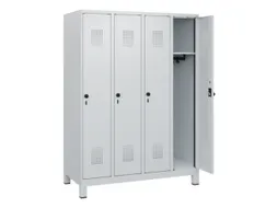 schoollocker,HxBxD 1630x1200x500mm,4vak,vak B 300mm,draaigrendel
