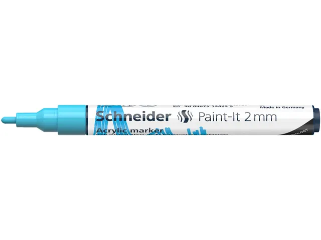 Marqueur acryl Schneider Paint-It 310 2mm pastel Bleu