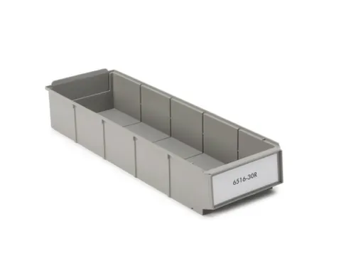 stellingbak,HxBxD 85x160x500mm,PP,grijs