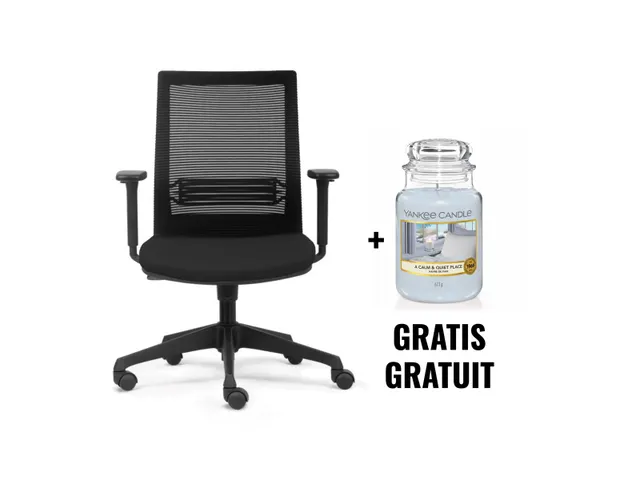 Actie Euroseats 2026 bureaustoel Evora + gratis Yankee kaars