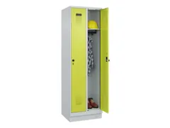 locker,HxBxD 1950x600x500mm,2vak,vak B 300mm,draaigrendel,sokkel