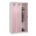 locker,HxBxD 1850x900x500mm,3vak,vak B 300mm,cil.-slot,staand op vloer