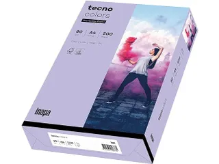 Inapa Tecno colors Gekleurd papier A4 Violet 80 gram 500 vel - 1