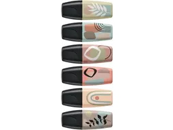 Markeerstift STABILO BOSS naturevibes assorti 6 stuks